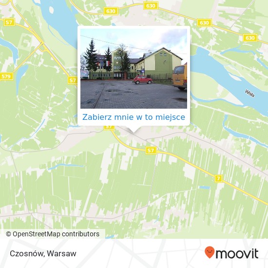 Mapa Czosnów