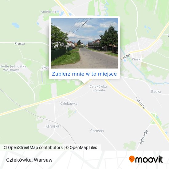 Mapa Człekówka