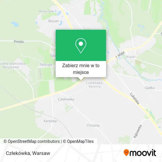 Mapa Człekówka