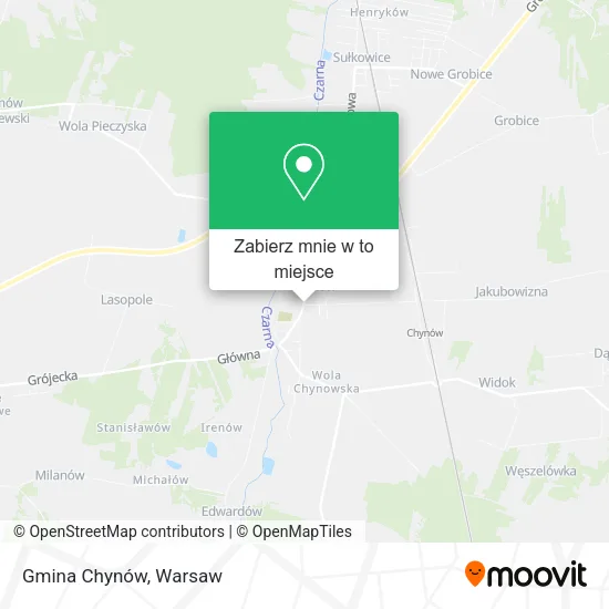 Mapa Gmina Chynów