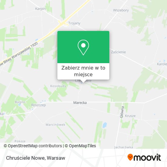 Mapa Chruściele Nowe