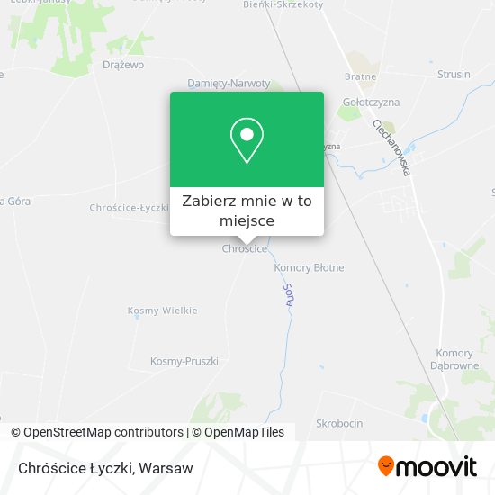 Mapa Chróścice Łyczki