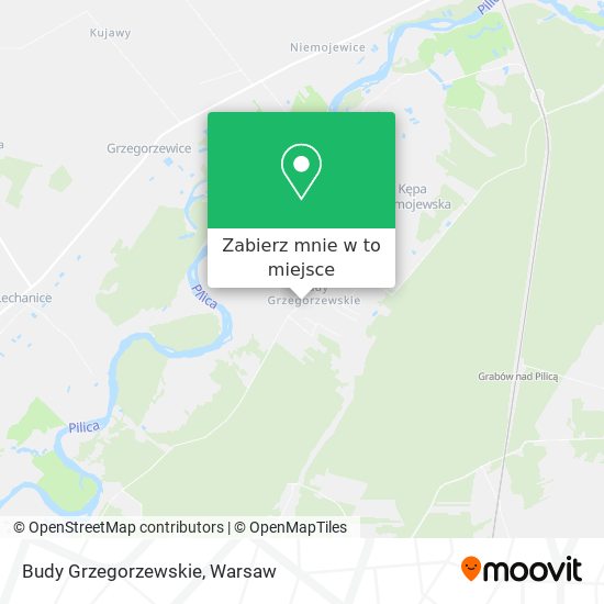 Mapa Budy Grzegorzewskie