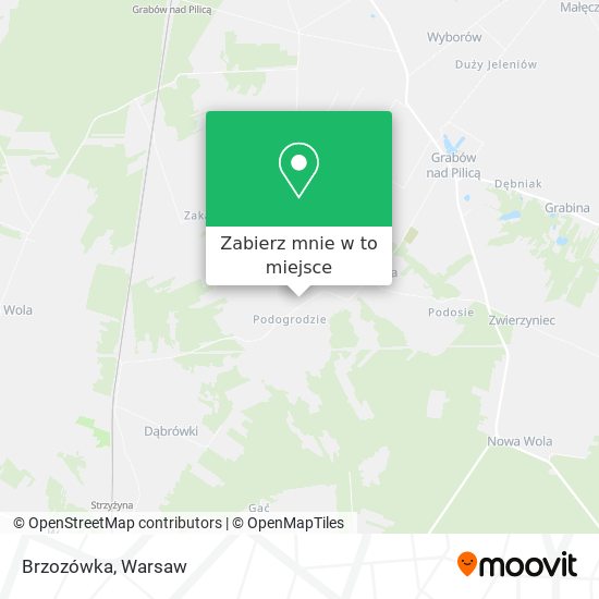 Mapa Brzozówka