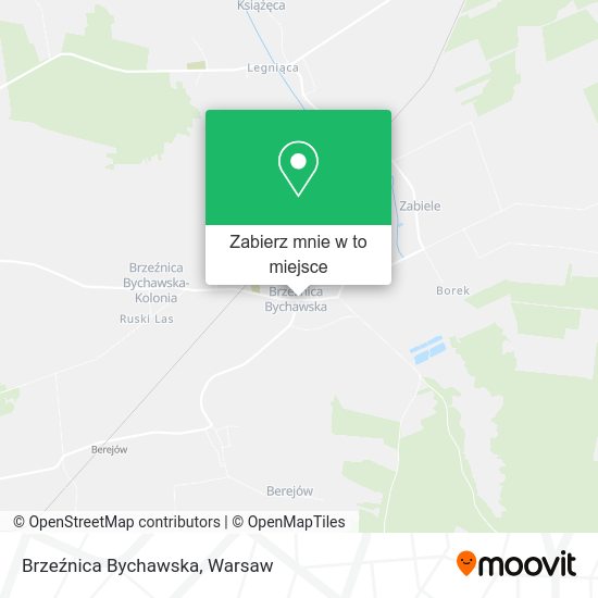 Mapa Brzeźnica Bychawska