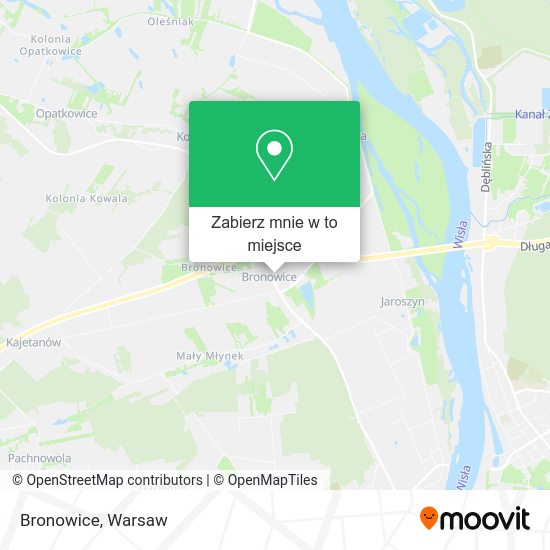 Mapa Bronowice