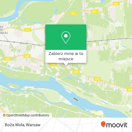 Mapa Boża Wola