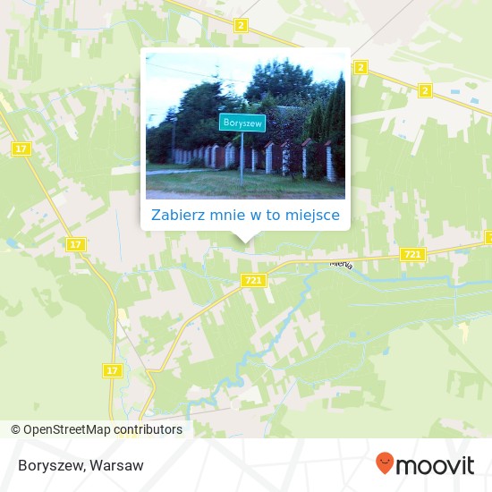 Mapa Boryszew