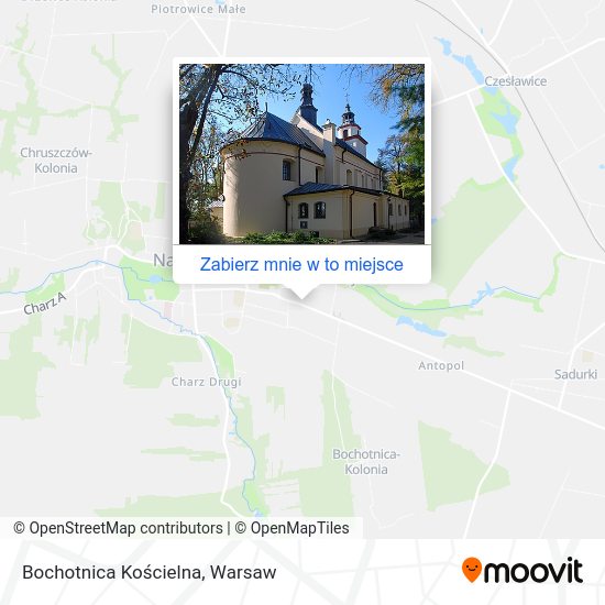 Mapa Bochotnica Kościelna