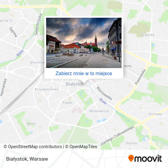 Mapa Białystok