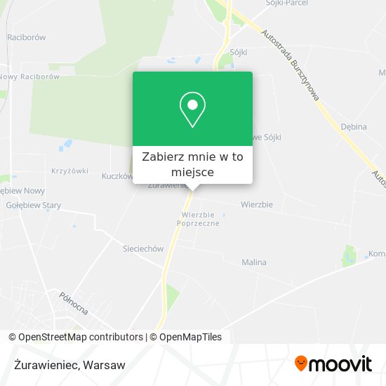 Mapa Żurawieniec