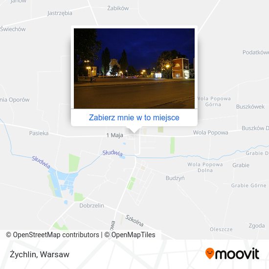 Mapa Żychlin