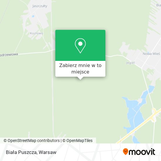 Mapa Biała Puszcza