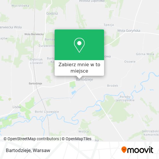 Mapa Bartodzieje