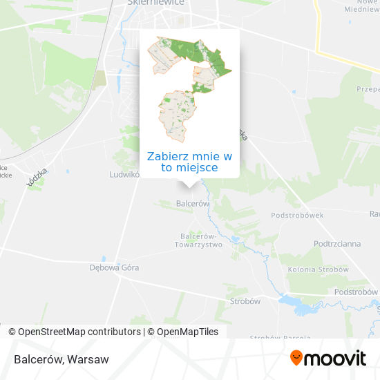 Mapa Balcerów