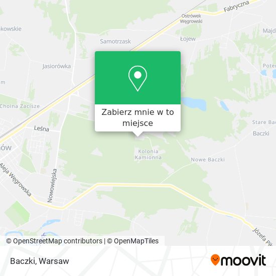 Mapa Baczki