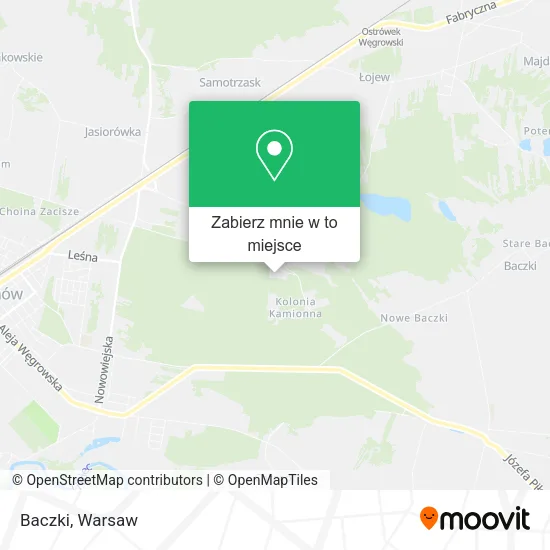 Mapa Baczki