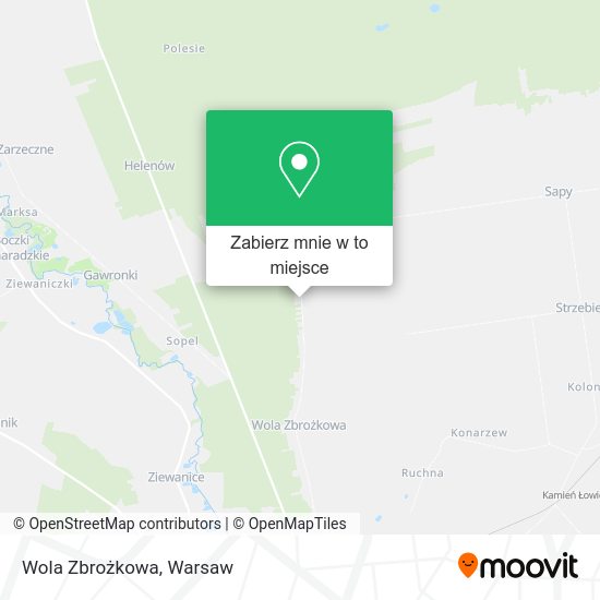 Mapa Wola Zbrożkowa