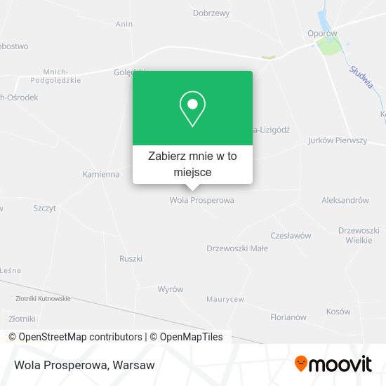 Mapa Wola Prosperowa