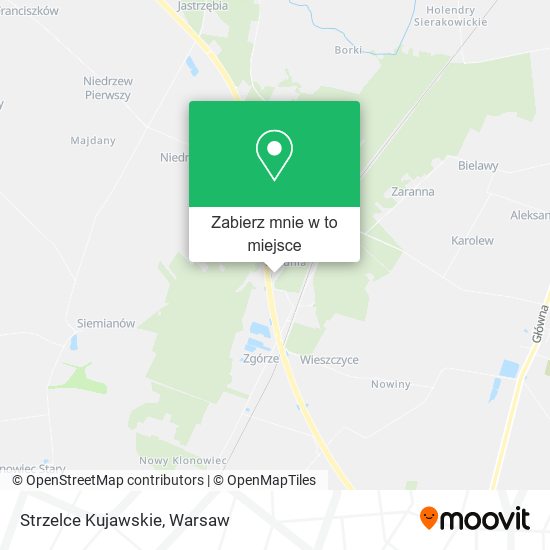 Mapa Strzelce Kujawskie