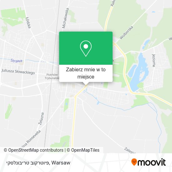 Mapa פיוטרקוב טריבונלסקי