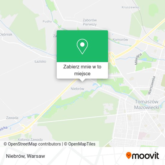 Mapa Niebrów