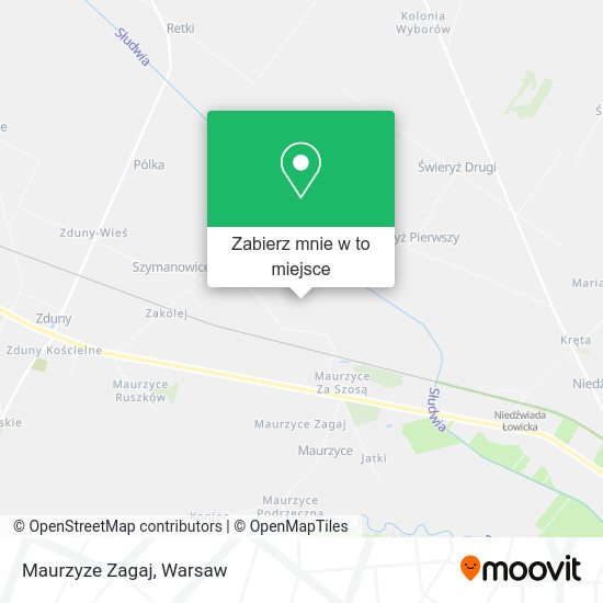 Mapa Maurzyze Zagaj