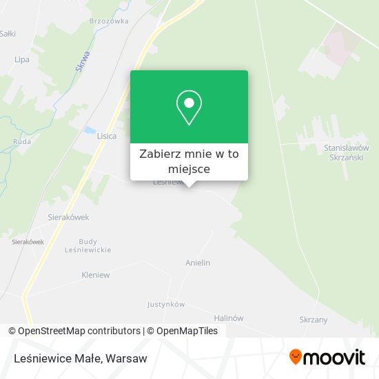 Mapa Leśniewice Małe