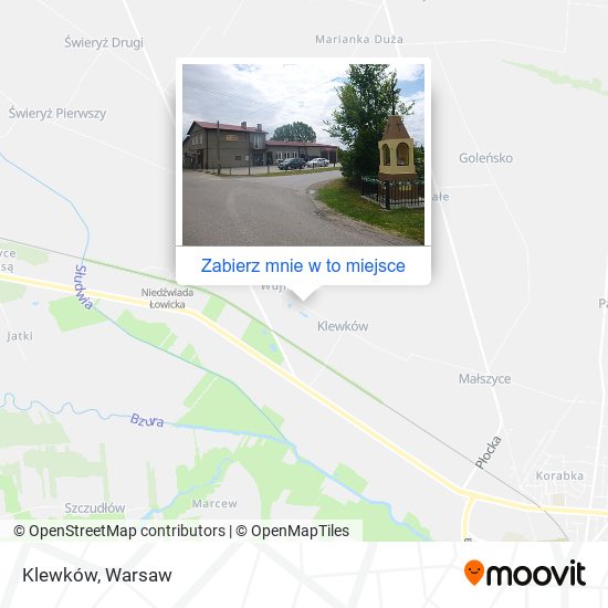 Mapa Klewków