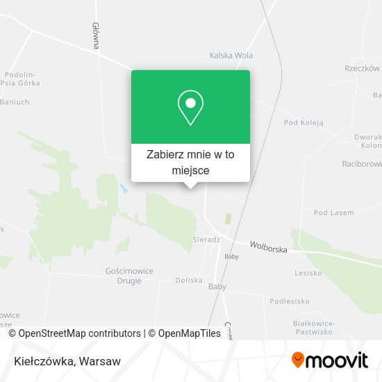 Mapa Kiełczówka