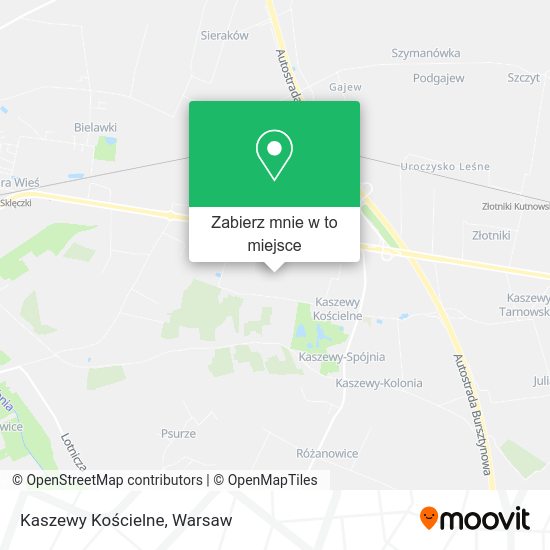 Mapa Kaszewy Kościelne