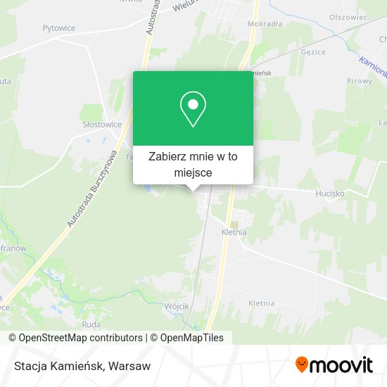 Mapa Stacja Kamieńsk