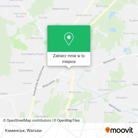 Mapa Каменськ