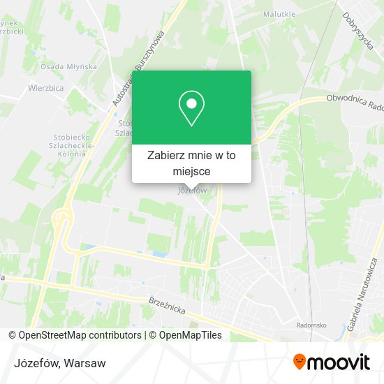 Mapa Józefów