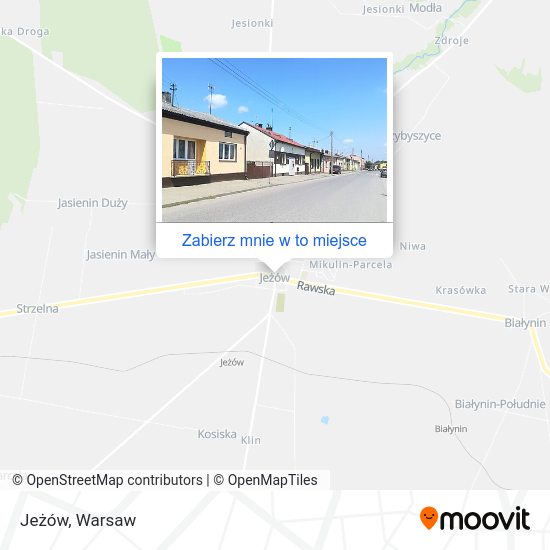 Mapa Jeżów