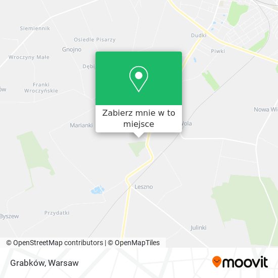 Mapa Grabków