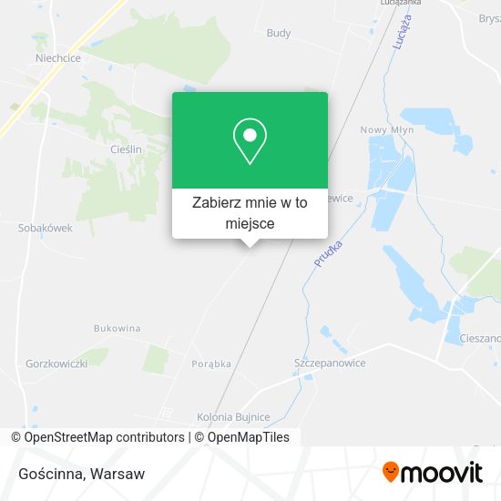 Mapa Gościnna