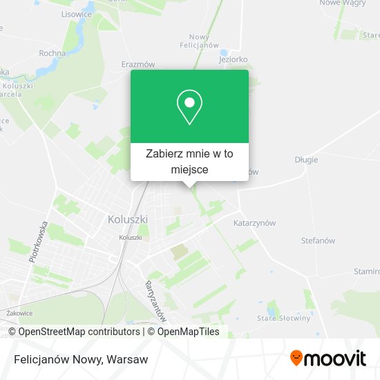 Mapa Felicjanów Nowy