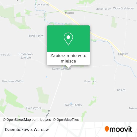 Mapa Dziembakowo