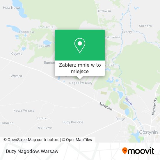 Mapa Duży Nagodów