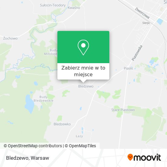 Mapa Bledzewo