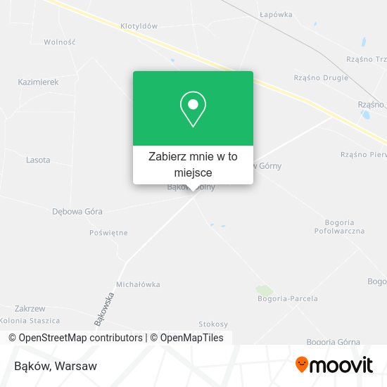 Mapa Bąków