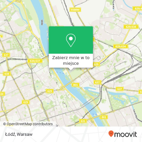 Mapa Łódź