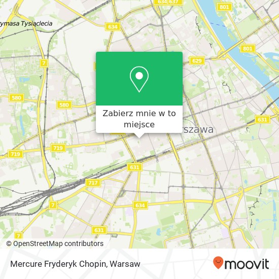 Mapa Mercure Fryderyk Chopin