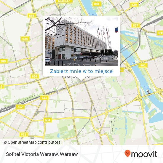 Mapa Sofitel Victoria Warsaw