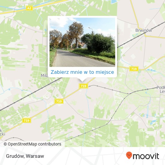 Mapa Grudów