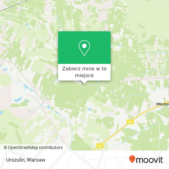 Mapa Urszulin