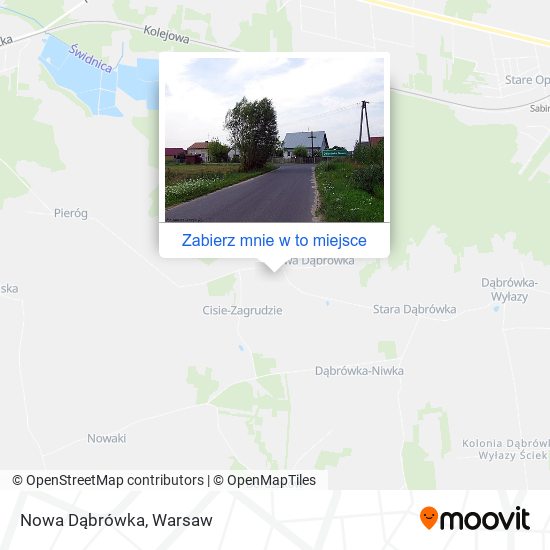 Mapa Nowa Dąbrówka