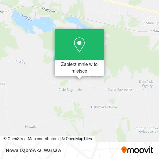 Mapa Nowa Dąbrówka