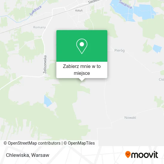 Mapa Chlewiska